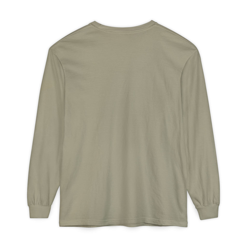 Nail Cross Long Sleeve Tee — Minimal Christian Faith Shirt