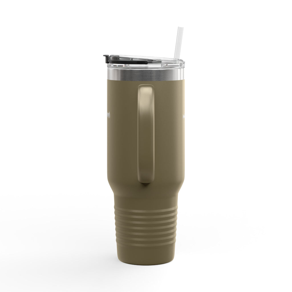 40oz Insulated Travel Tumbler with Cross - Large Christian Coffee Mug, Stainless Steel Thermal Cup
