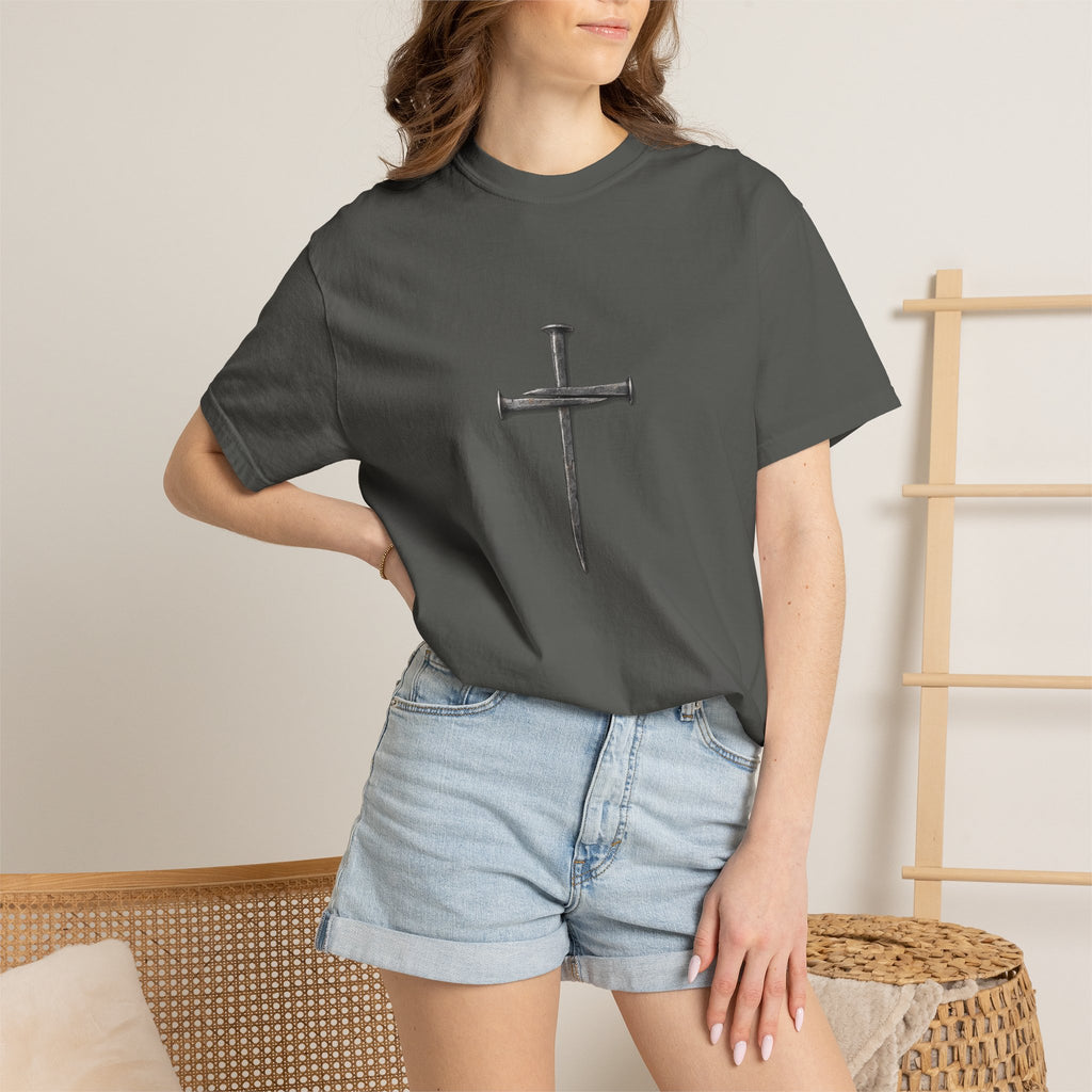 Nail Cross Graphic T-Shirt