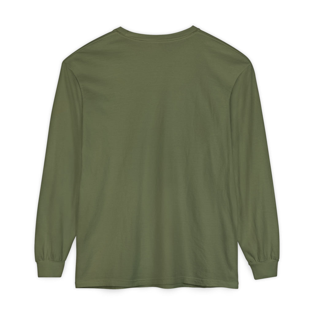 Nail Cross Long Sleeve Tee — Minimal Christian Faith Shirt