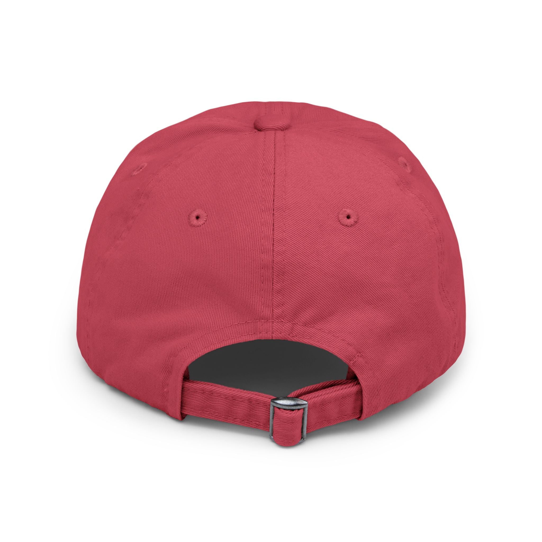 Distressed Black Cap with Silver Cross Embroidery — Faith-Inspired Baseball Hat