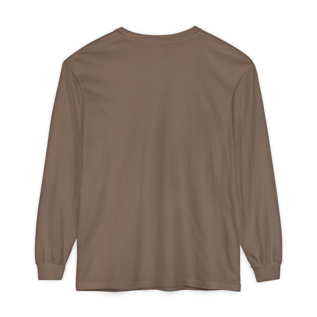 Nail Cross Long Sleeve Tee — Minimal Christian Faith Shirt