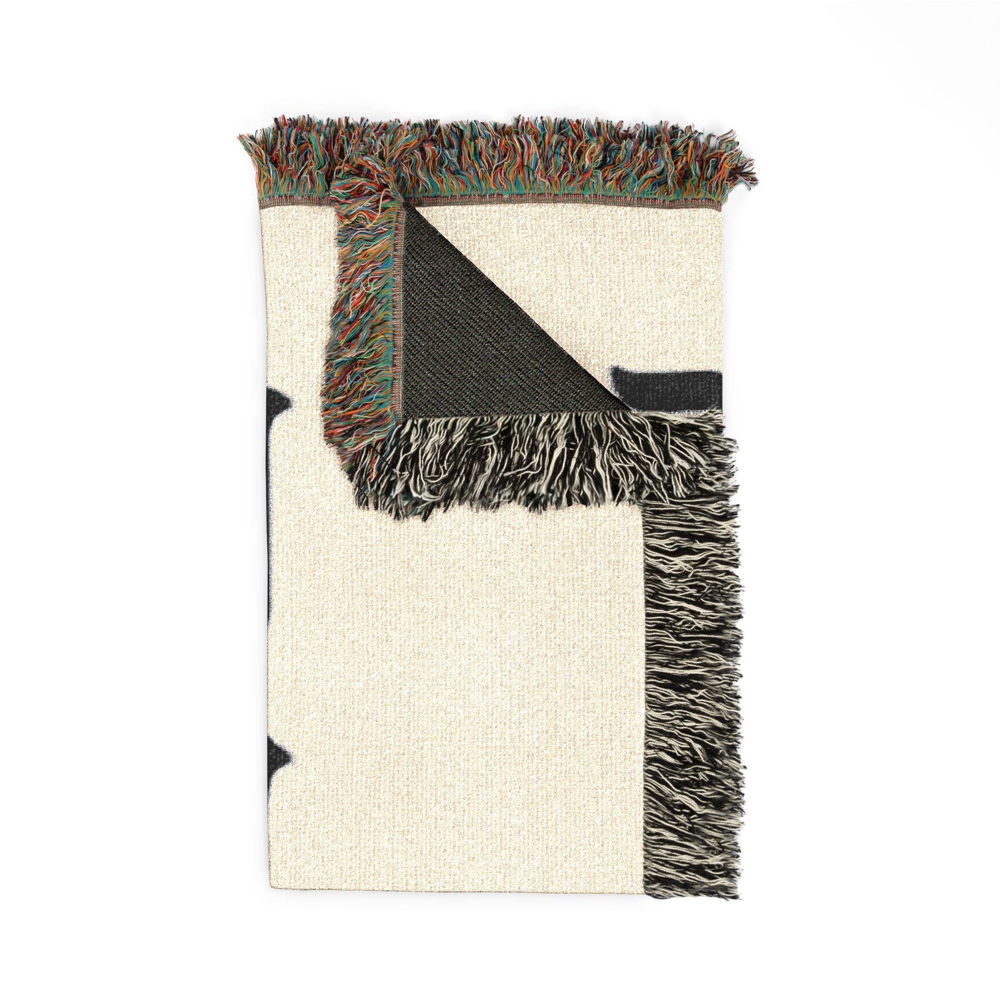 Hebrew YHWH Tapestry Blanket — Woven Religious Throw for Home & Prayer