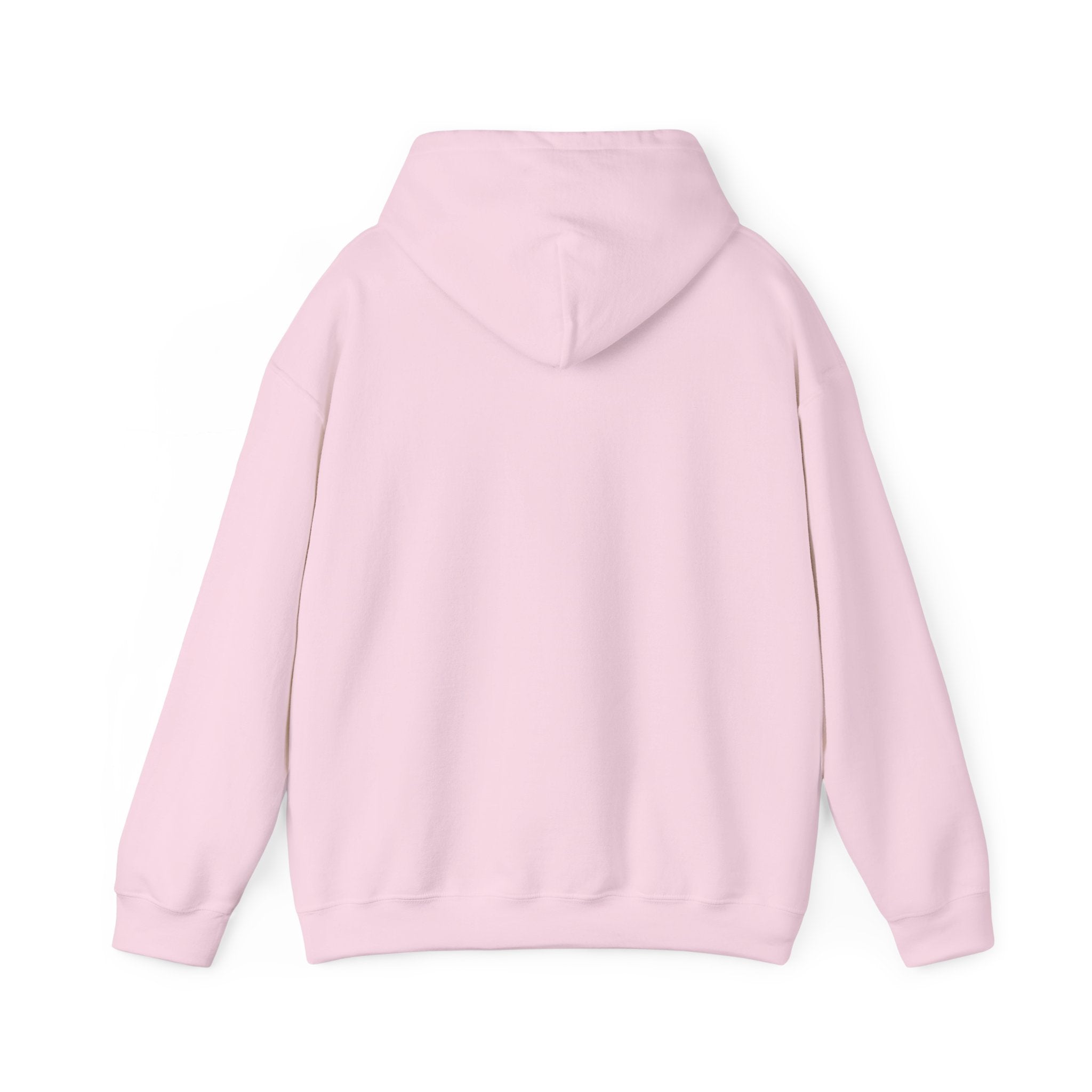 Minimal Cross Hoodie — Small Distressed Christian Cross Pullover