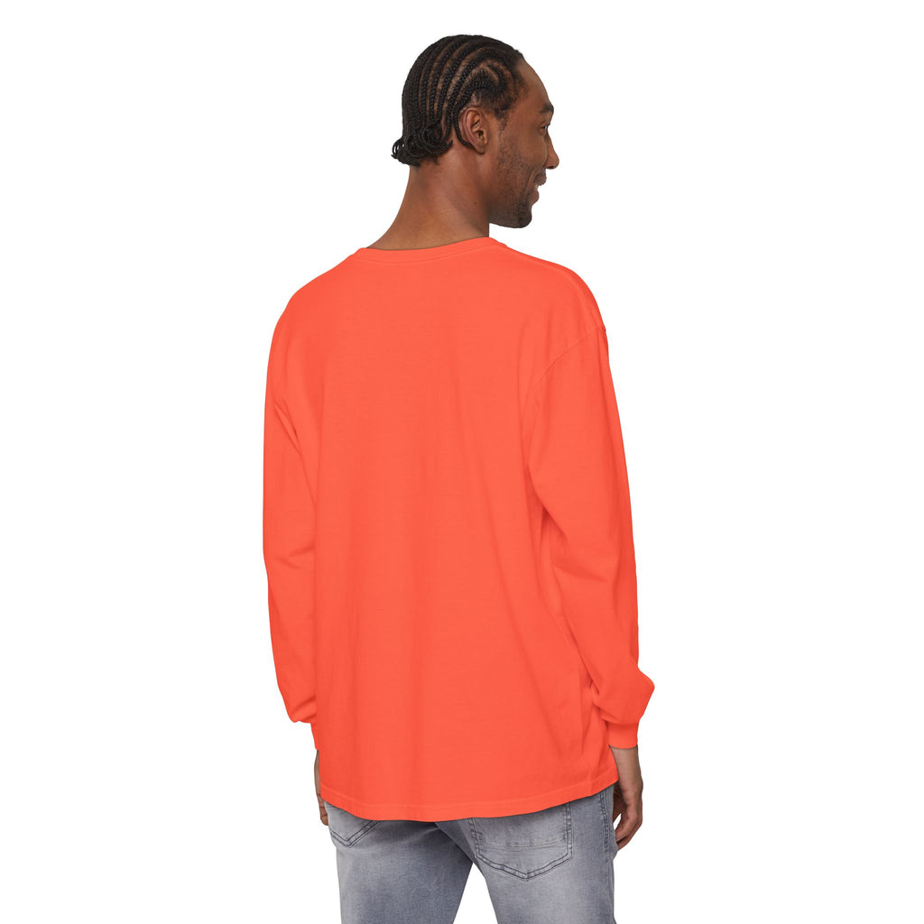 Nail Cross Long Sleeve Tee — Minimal Christian Faith Shirt