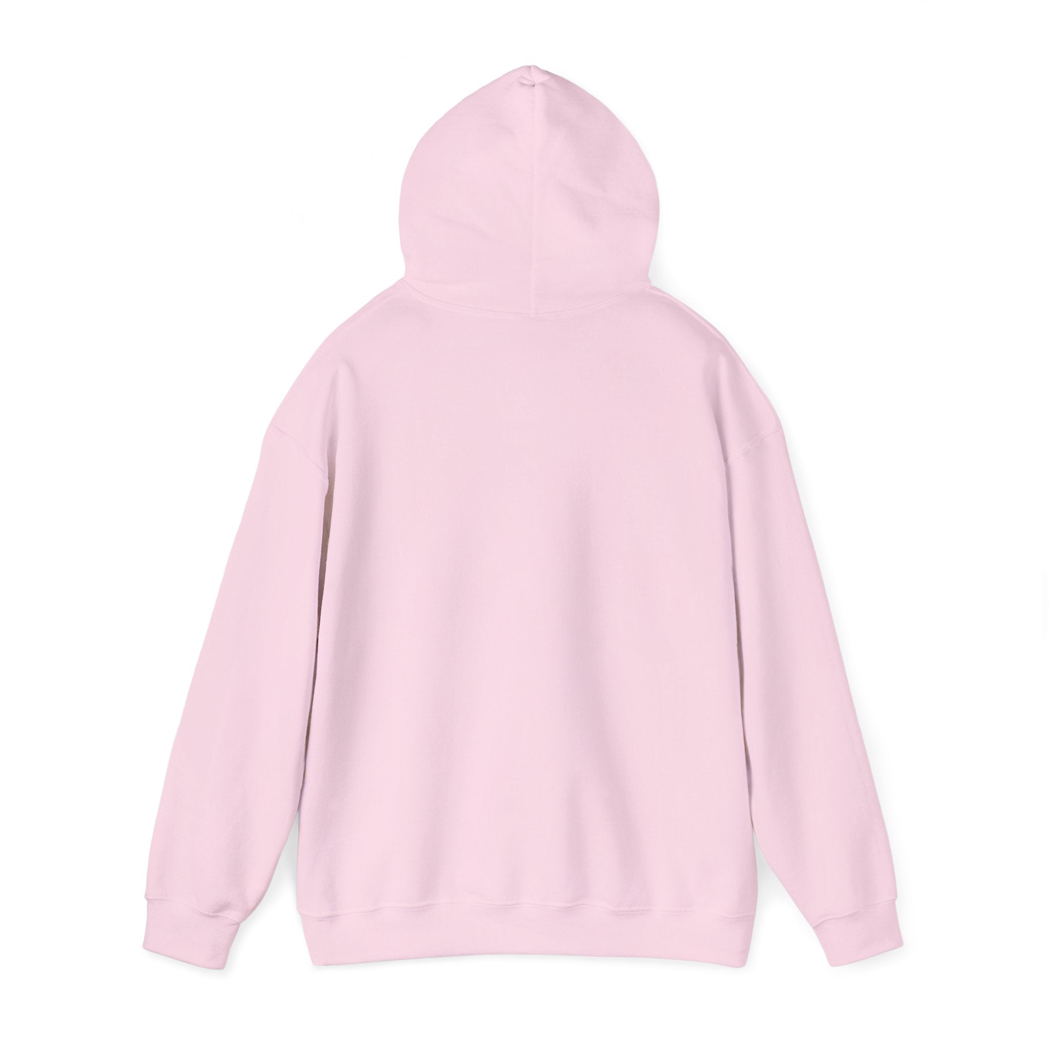 Minimal Cross Hoodie — Small Distressed Christian Cross Pullover