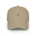 Nail Cross Baseball Cap — Minimal Faith Low-Profile Hat