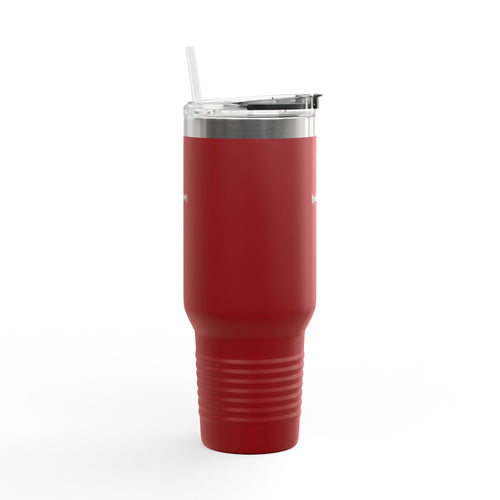 40oz Insulated Travel Tumbler with Cross - Large Christian Coffee Mug, Stainless Steel Thermal Cup