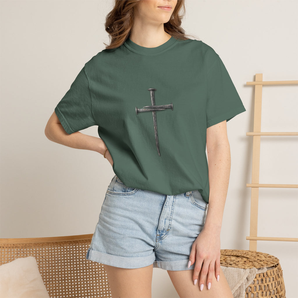 Nail Cross Graphic T-Shirt