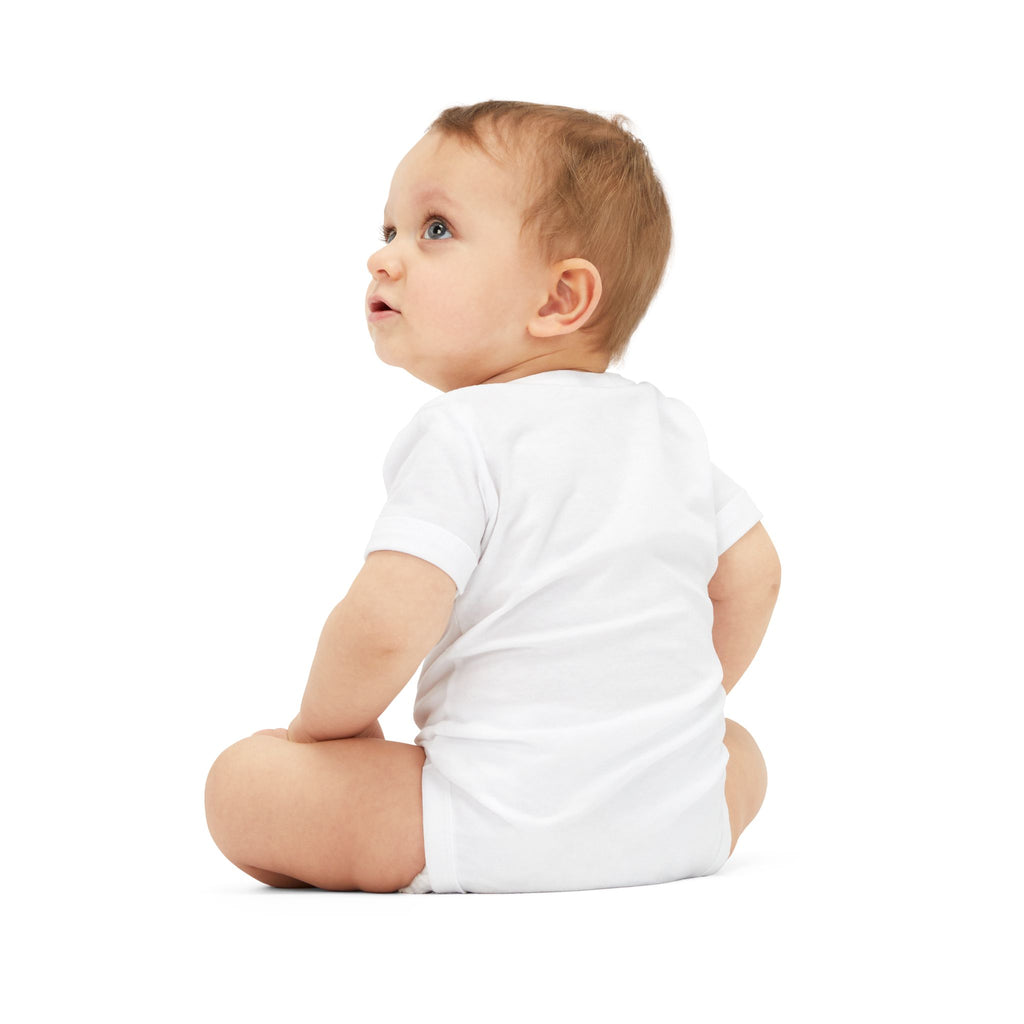 Infant Onesie with Simple Cross - Christian Baby Baptism Gift
