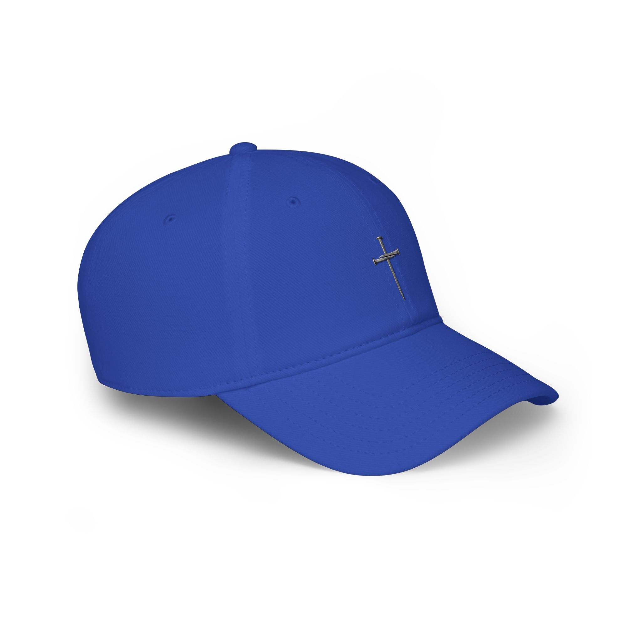 Nail Cross Baseball Cap — Minimal Faith Low-Profile Hat