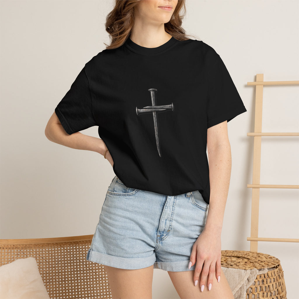 Nail Cross Graphic T-Shirt