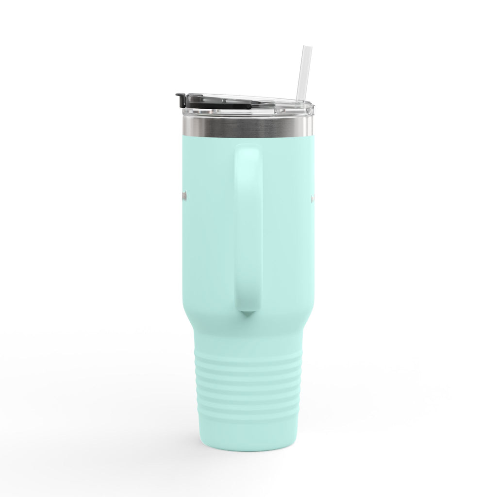 40oz Insulated Travel Tumbler with Cross - Large Christian Coffee Mug, Stainless Steel Thermal Cup