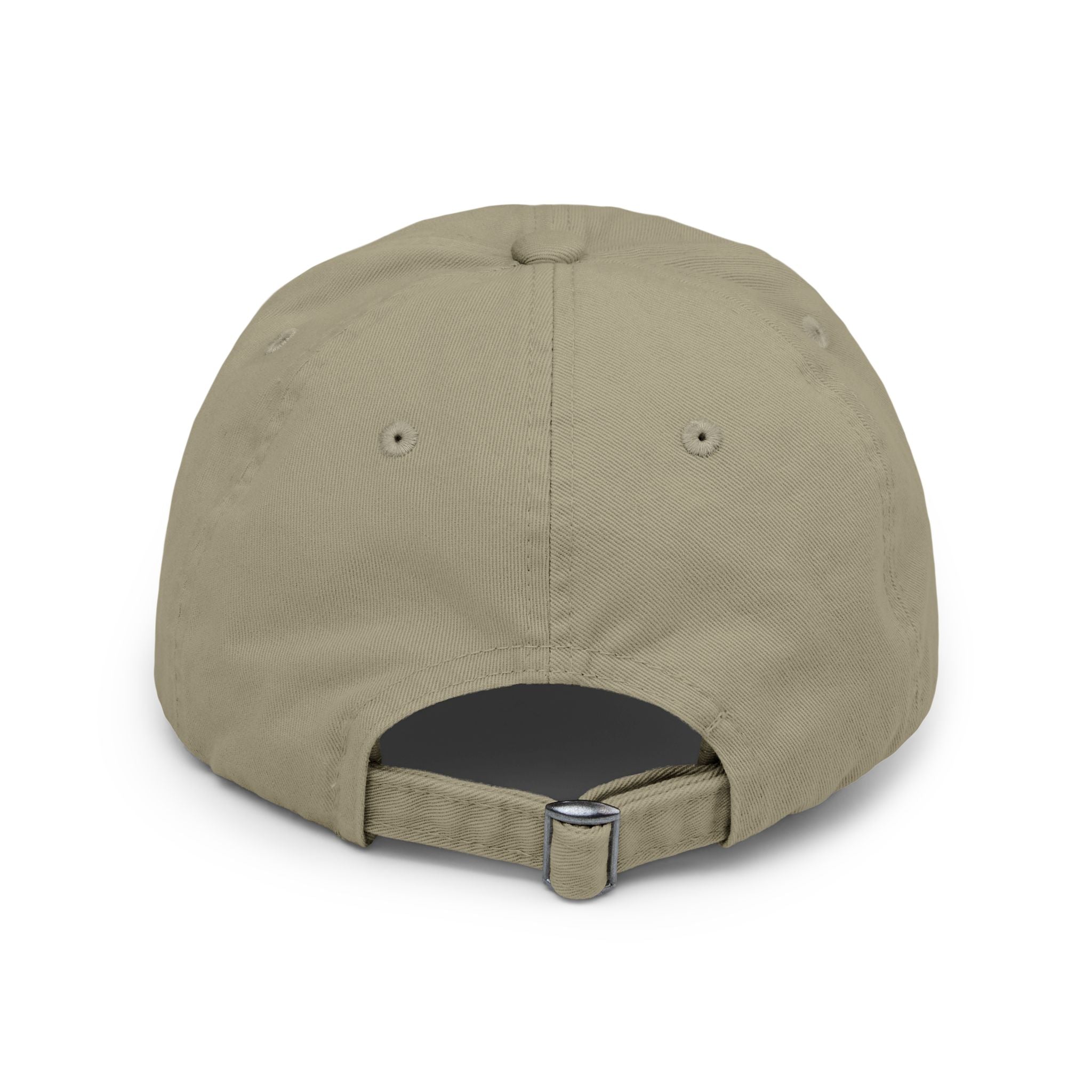 Distressed Black Cap with Silver Cross Embroidery — Faith-Inspired Baseball Hat