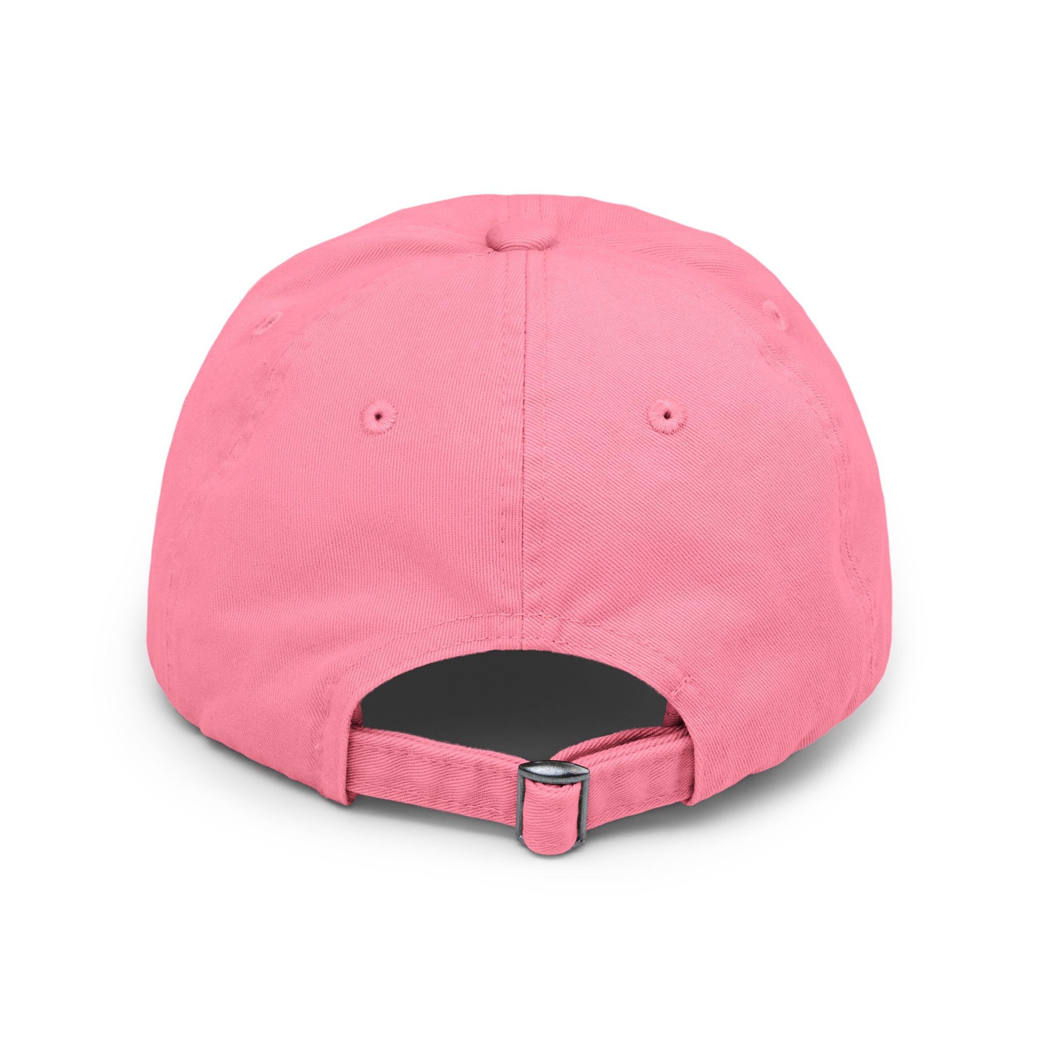 Distressed Black Cap with Silver Cross Embroidery — Faith-Inspired Baseball Hat