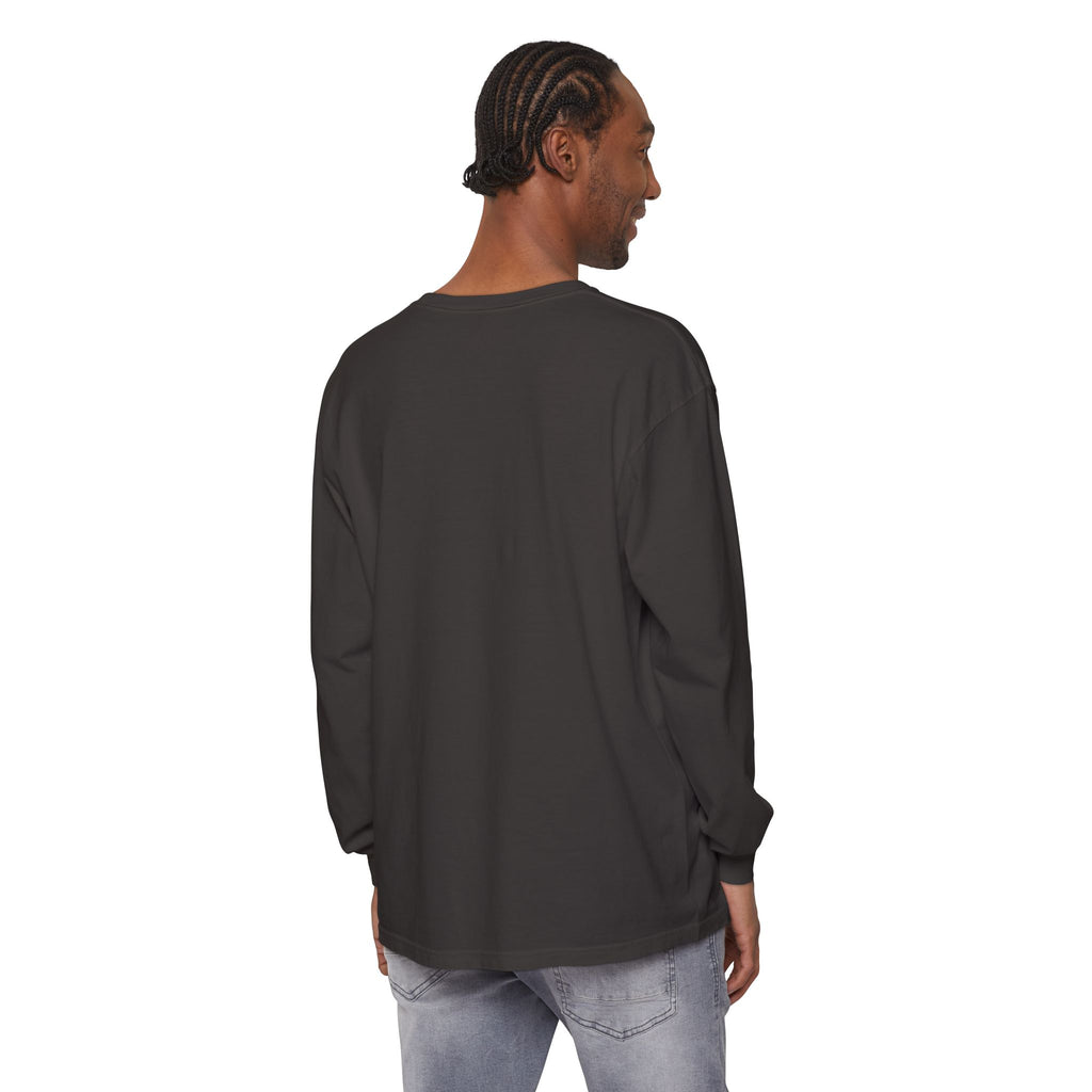 Nail Cross Long Sleeve Tee — Minimal Christian Faith Shirt