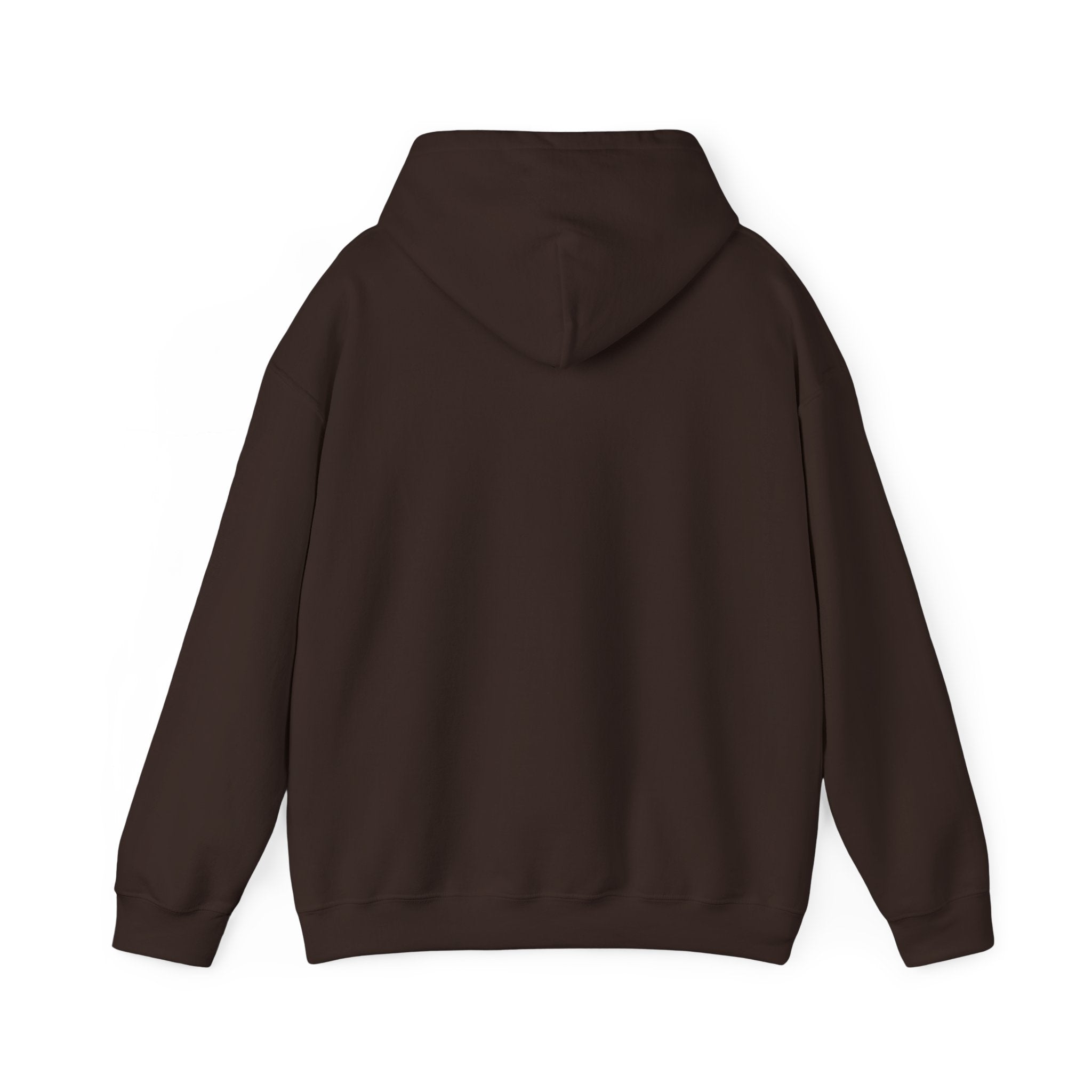 Minimal Cross Hoodie — Small Distressed Christian Cross Pullover