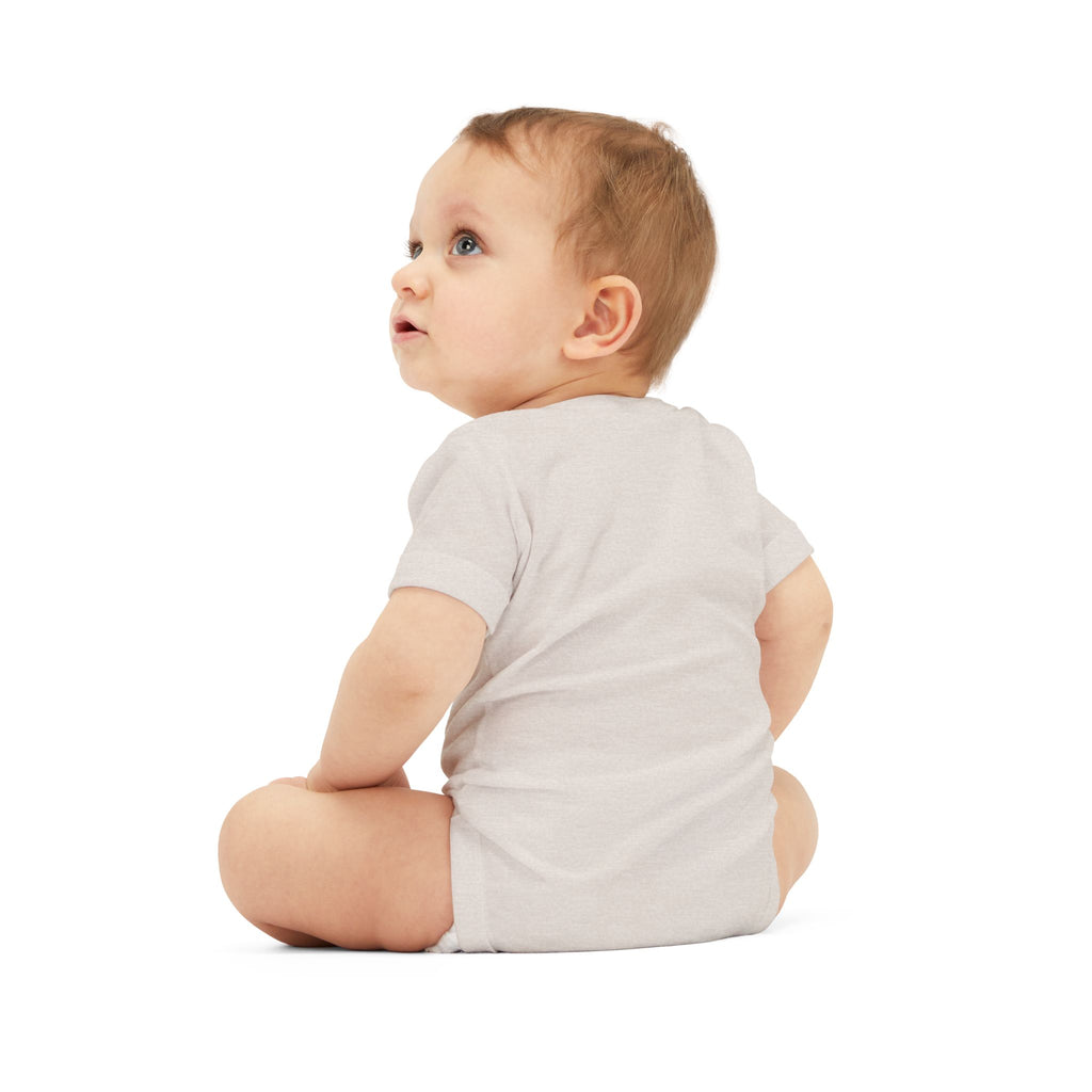 Infant Onesie with Simple Cross - Christian Baby Baptism Gift