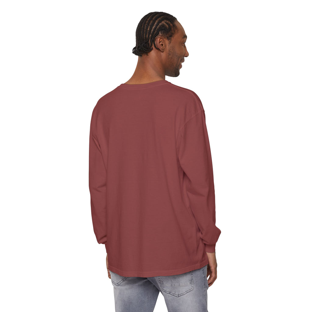Nail Cross Long Sleeve Tee — Minimal Christian Faith Shirt