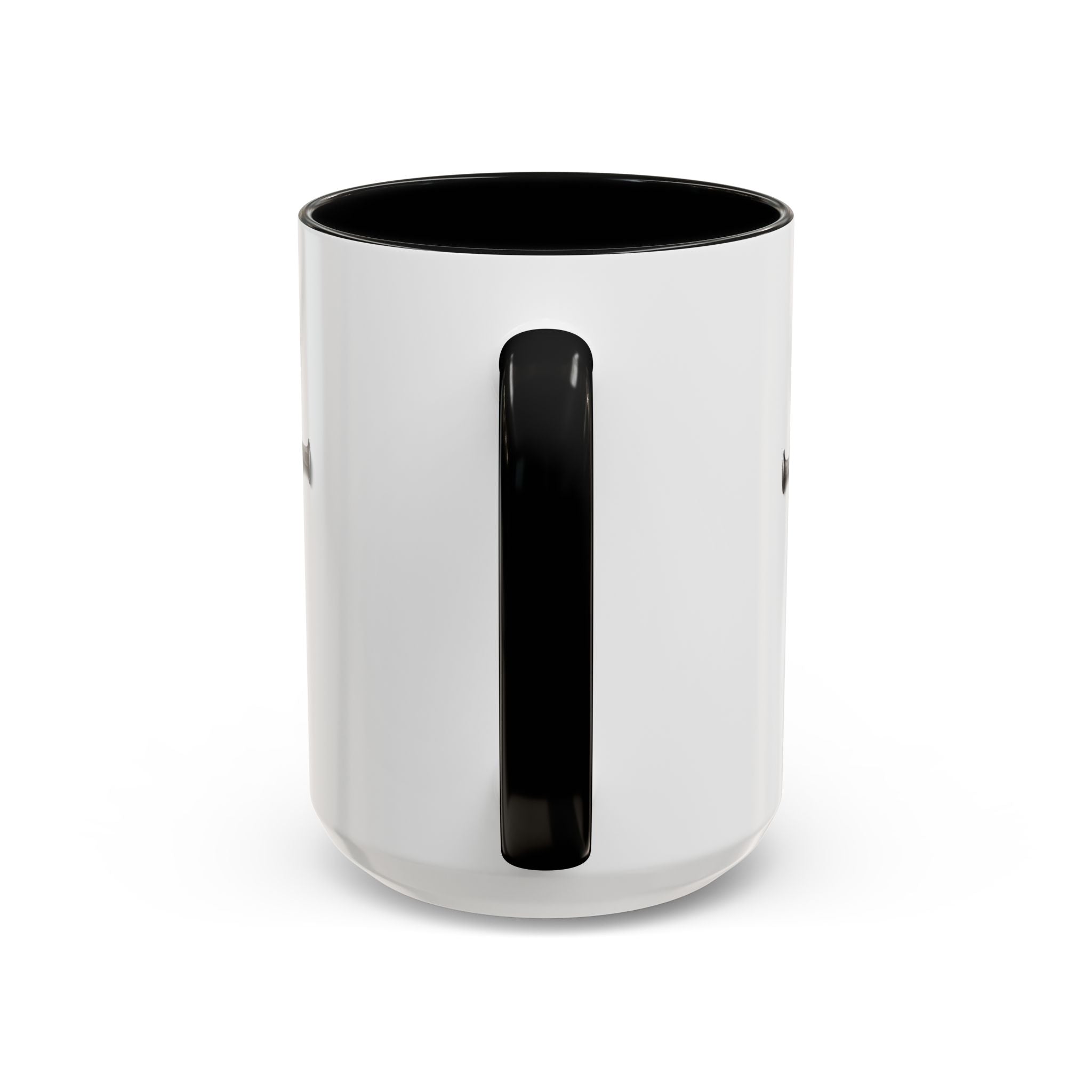 Nail Cross Accent Coffee Mug — Minimal Christian Faith 11/15oz