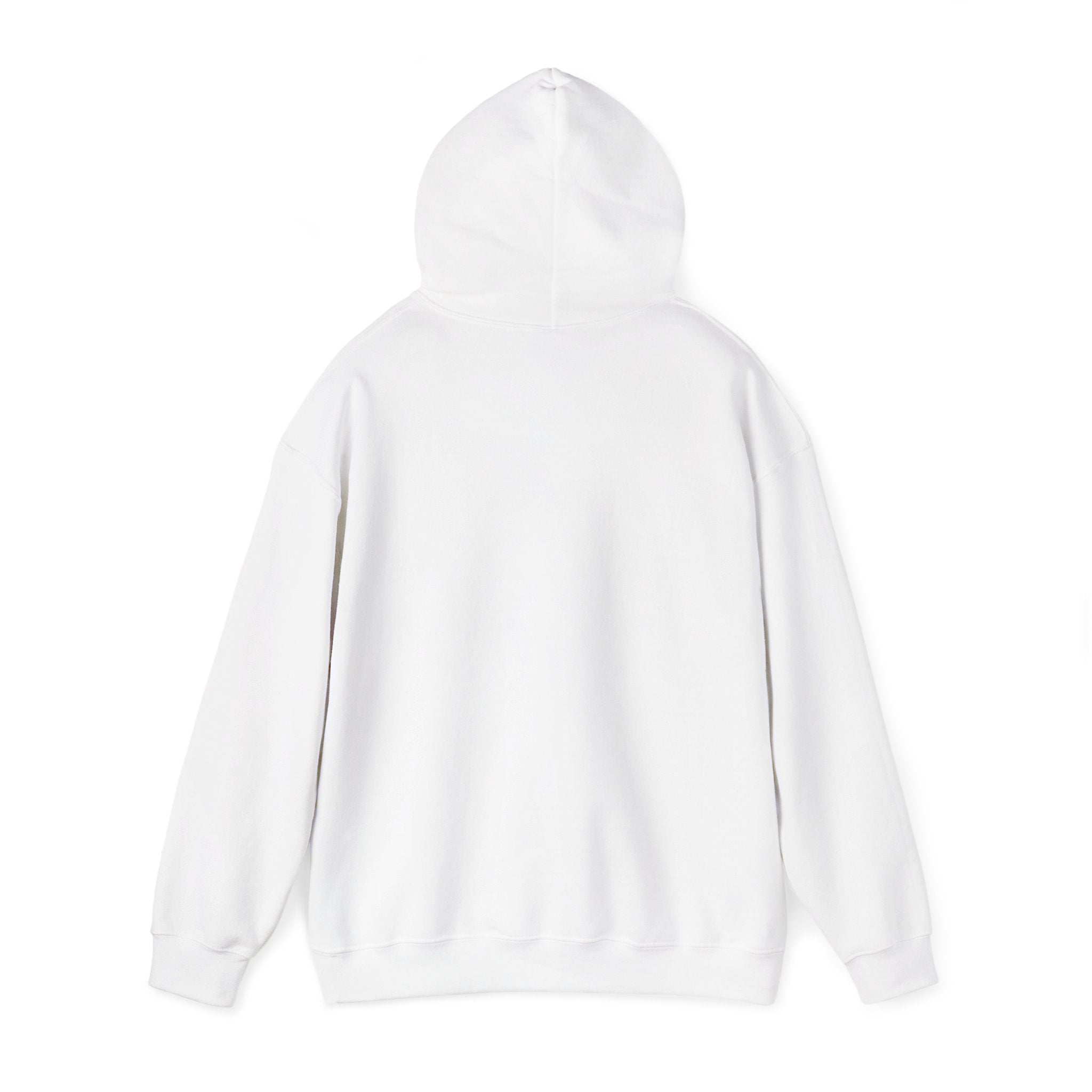 Minimal Cross Hoodie — Small Distressed Christian Cross Pullover
