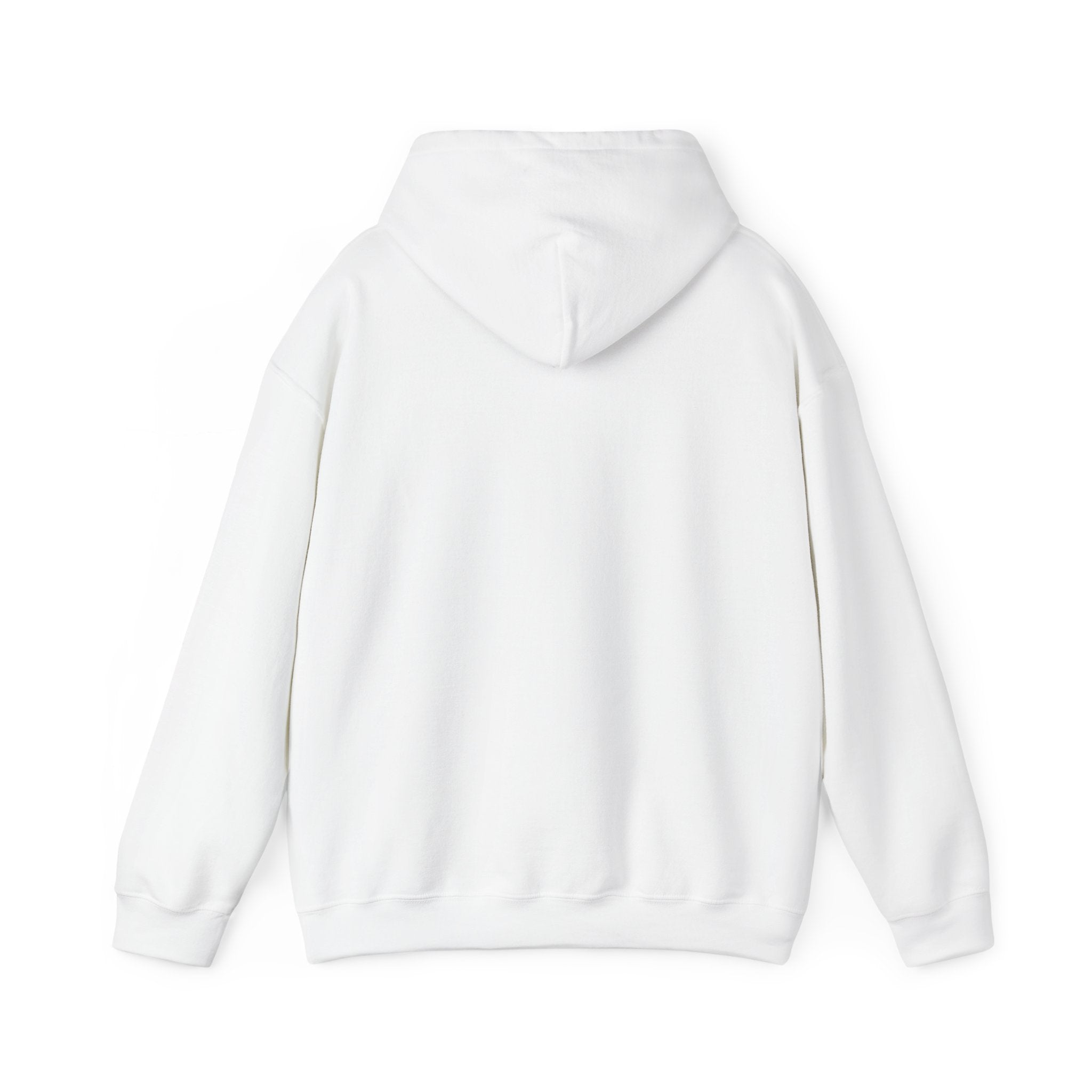 Minimal Cross Hoodie — Small Distressed Christian Cross Pullover