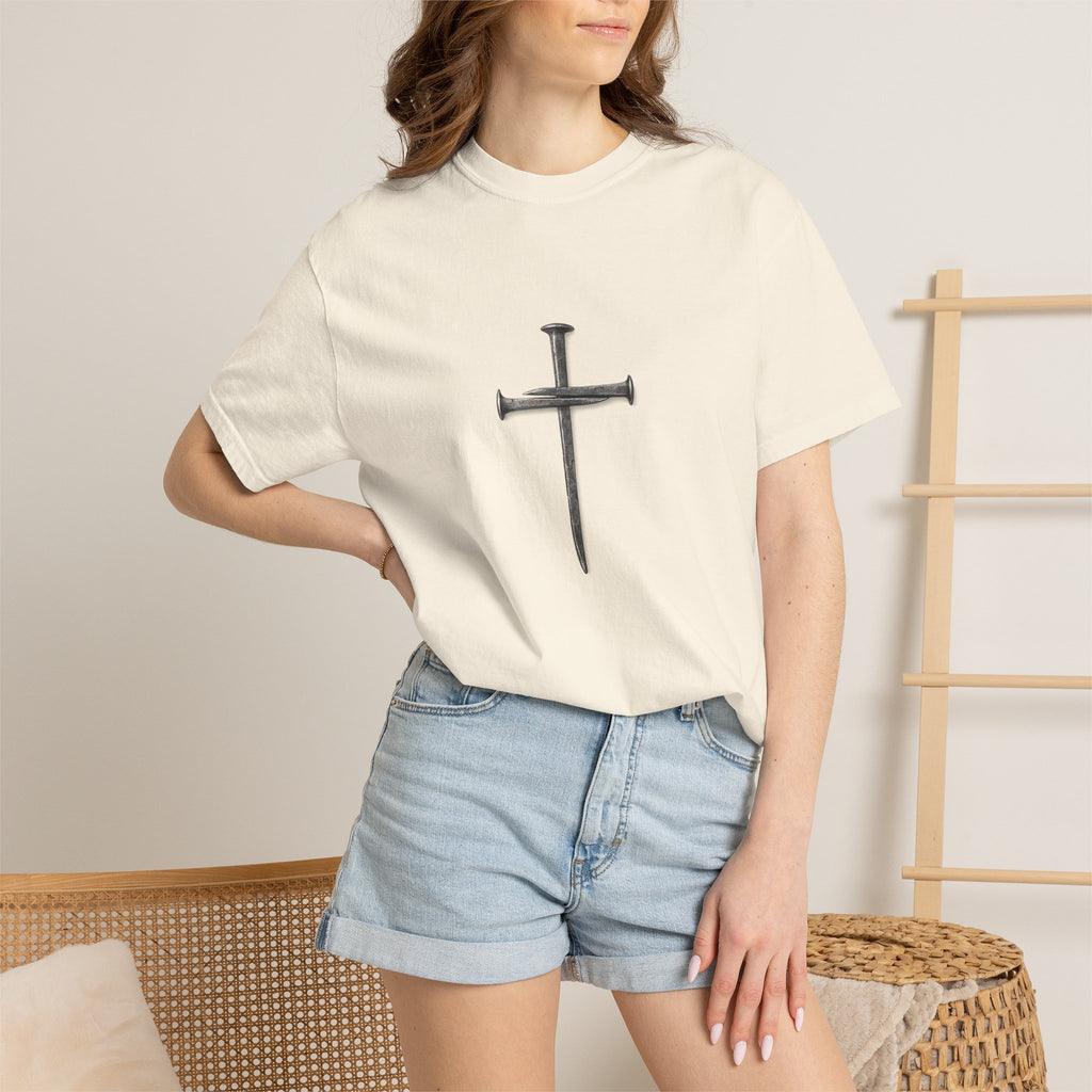 Nail Cross Graphic T-Shirt