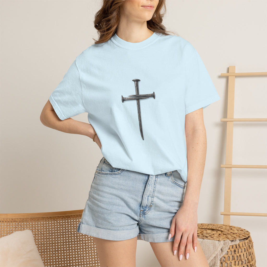 Nail Cross Graphic T-Shirt