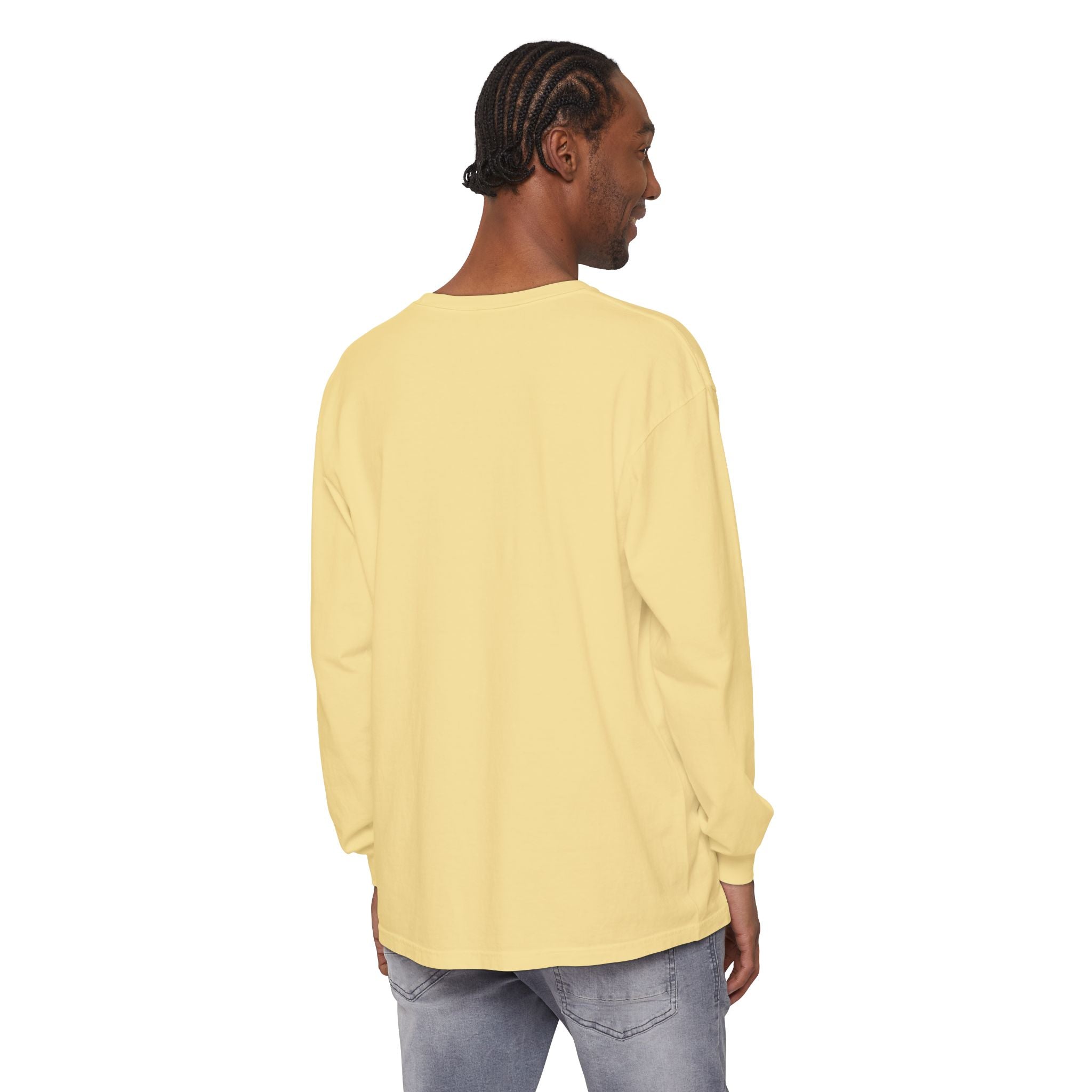 Nail Cross Long Sleeve Tee — Minimal Christian Faith Shirt