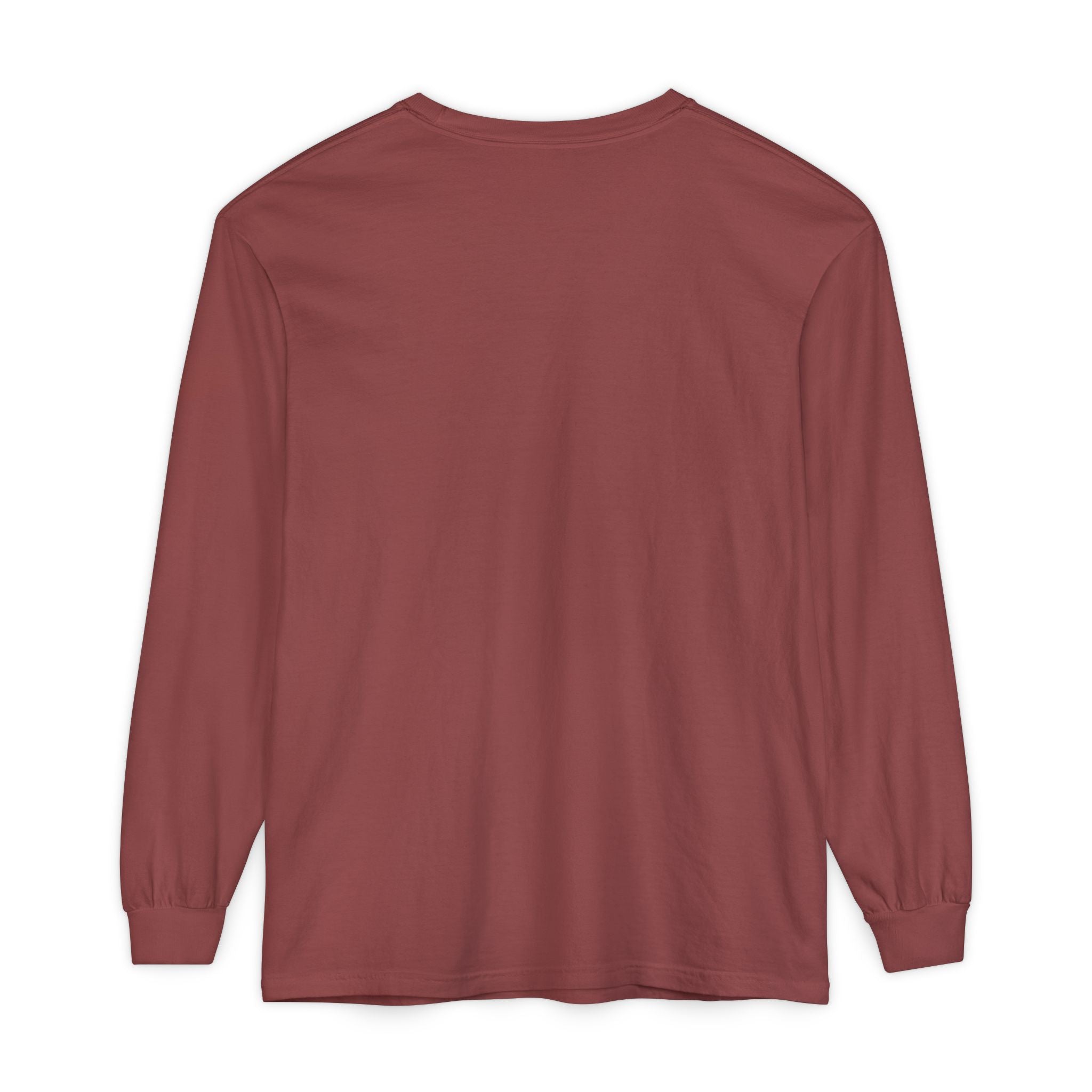Nail Cross Long Sleeve Tee — Minimal Christian Faith Shirt