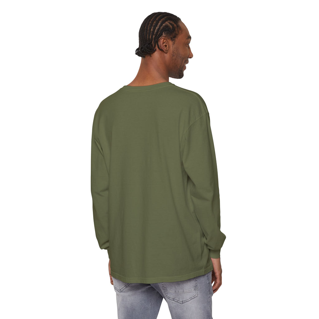 Nail Cross Long Sleeve Tee — Minimal Christian Faith Shirt