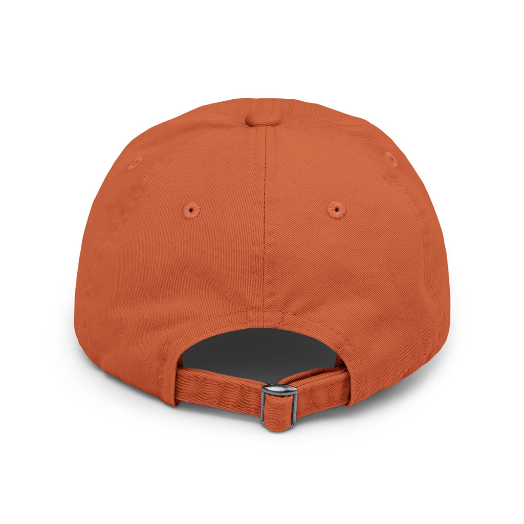 Distressed Black Cap with Silver Cross Embroidery — Faith-Inspired Baseball Hat