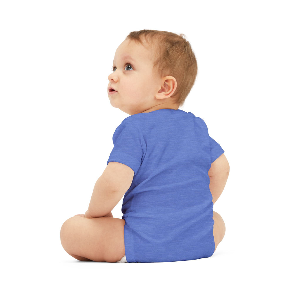 Infant Onesie with Simple Cross - Christian Baby Baptism Gift