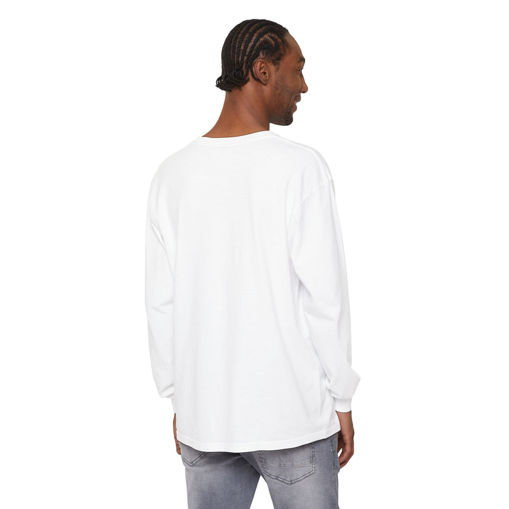 Nail Cross Long Sleeve Tee — Minimal Christian Faith Shirt
