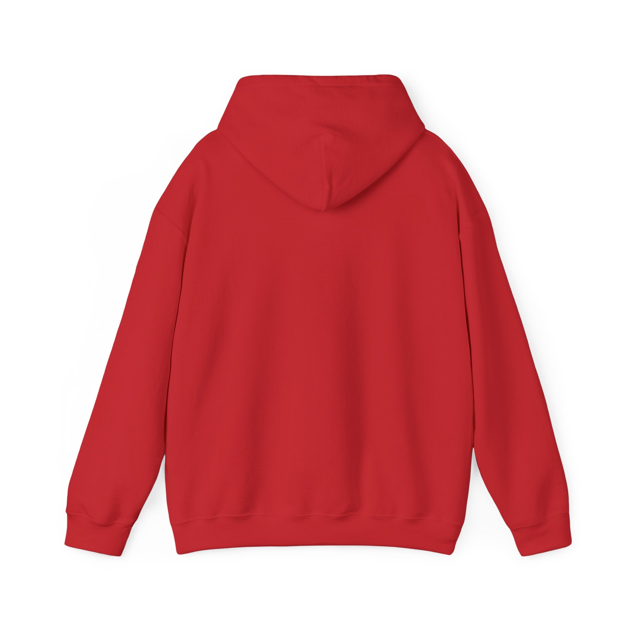 Minimal Cross Hoodie — Small Distressed Christian Cross Pullover