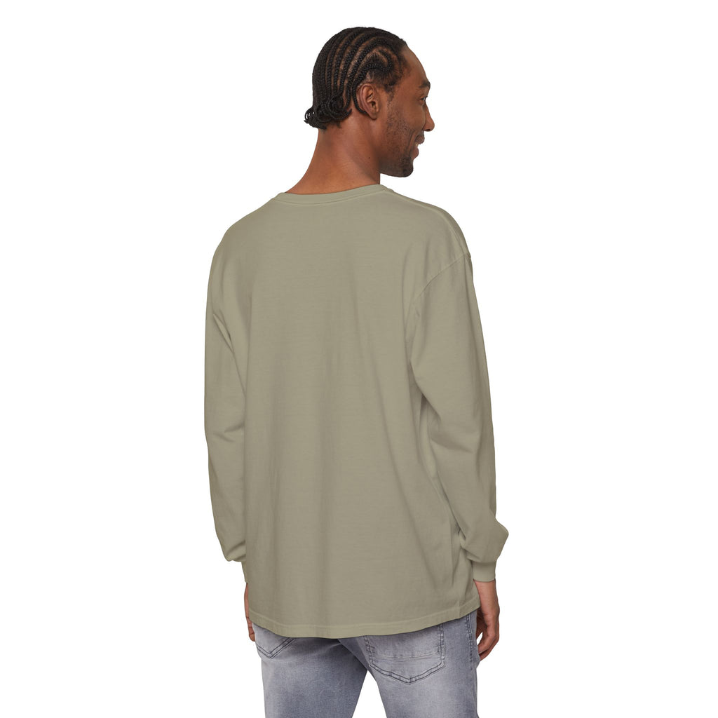 Nail Cross Long Sleeve Tee — Minimal Christian Faith Shirt