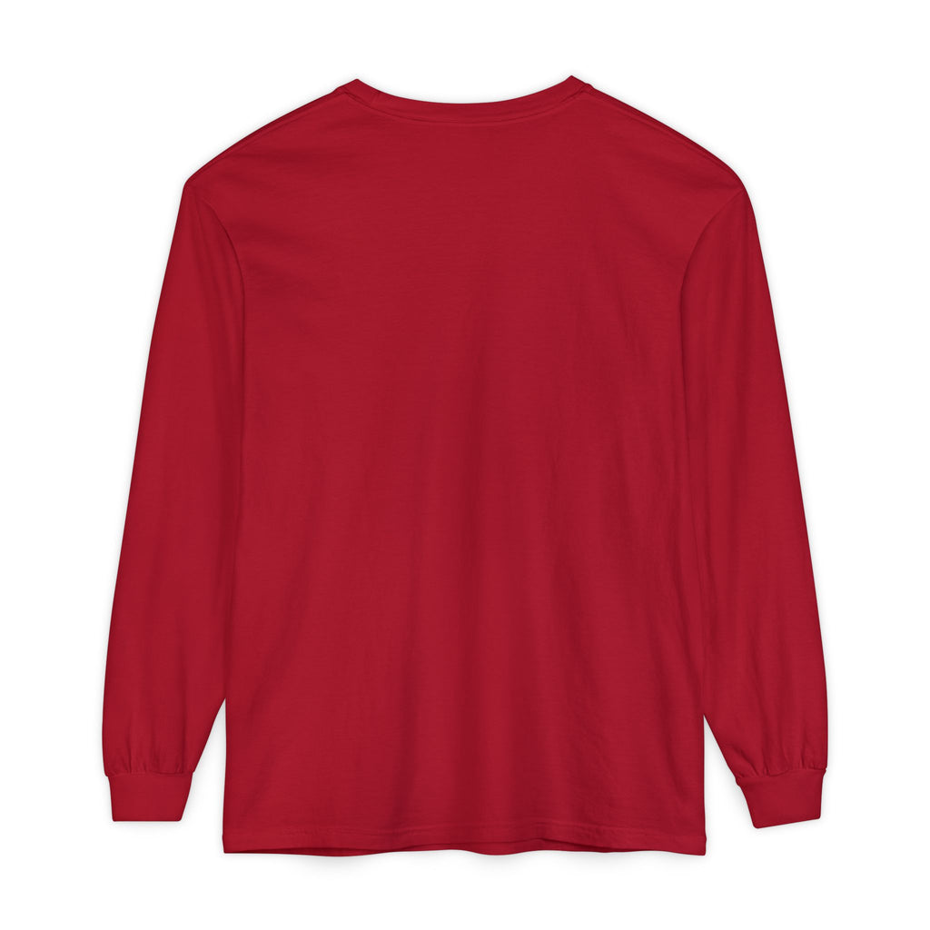 Nail Cross Long Sleeve Tee — Minimal Christian Faith Shirt