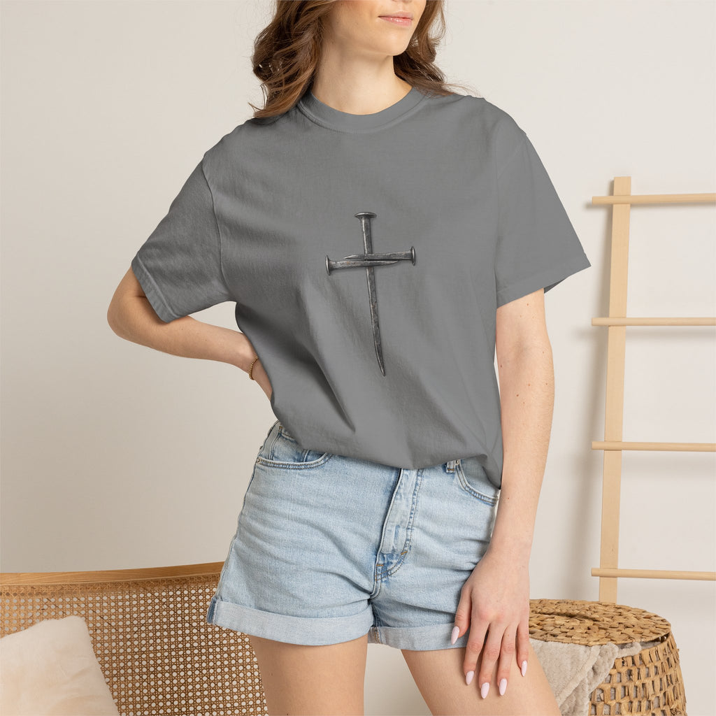 Nail Cross Graphic T-Shirt